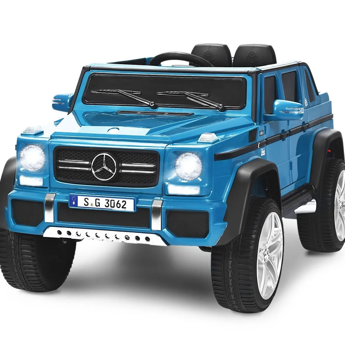 Kinder Elektroauto mit Fernbedienung Lizenzierter Mercedes-Benz Maybach Batteriebetriebener Jeep