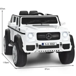 Kinder Elektroauto mit Fernbedienung Lizenzierter Mercedes-Benz Maybach Batteriebetriebener Jeep