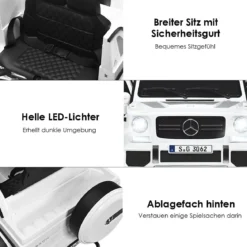 Kinder Elektroauto mit Fernbedienung Lizenzierter Mercedes-Benz Maybach Batteriebetriebener Jeep