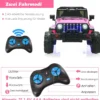 Kinder Elektroauto mit 2,4G-Fernbedienung & MP3 & Hupe 12V Elektro Kinderauto Rosa