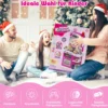 Kinderküche mit 54 Zubehör Spielküche PuppenkücheSpielzeugküche für Kinder ab 3 Jahren Rosa