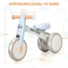 Kinder Laufrad Balance Fahrrad Balance Bike Kinderlaufrad Lauflernrad Dreirad ohne Pedal für Kinder Blau