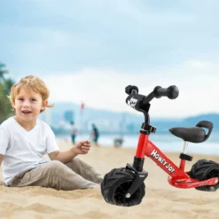 Kinderlaufrad Kinder Fahrrad Lauflernrad Rot 66 x 38 x 55 cm
