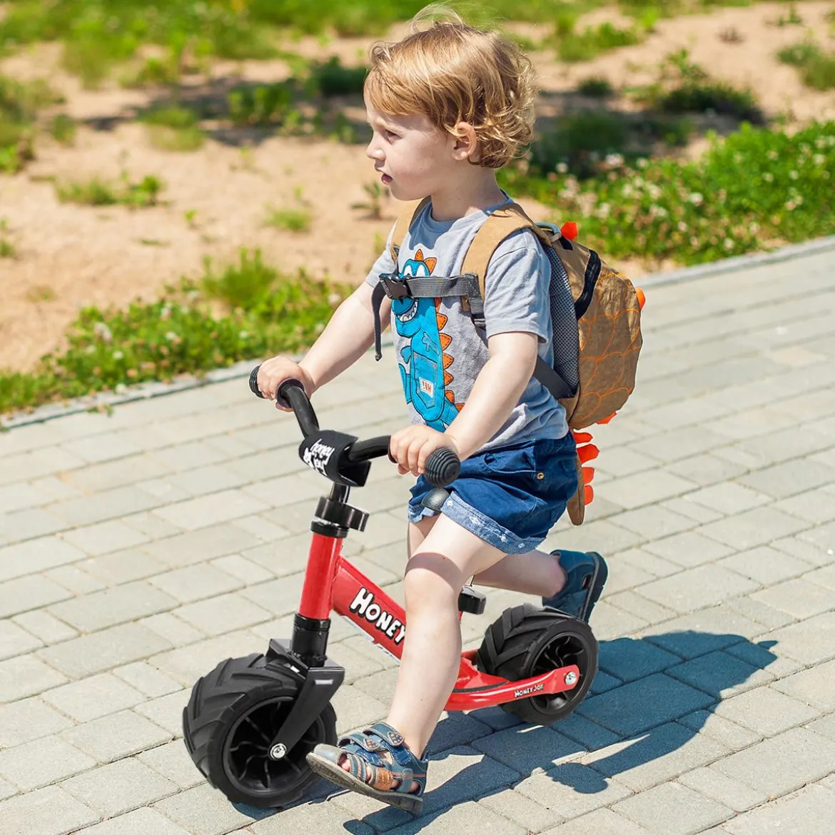Kinderlaufrad Kinder Fahrrad Lauflernrad Rot 66 x 38 x 55 cm
