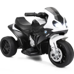 Kindermotorrad 6v Kinderfahrzeug 6v Kinderfahrzeug mit Musik 66 x 37 x 44,5 cm Schwarz + Weiß