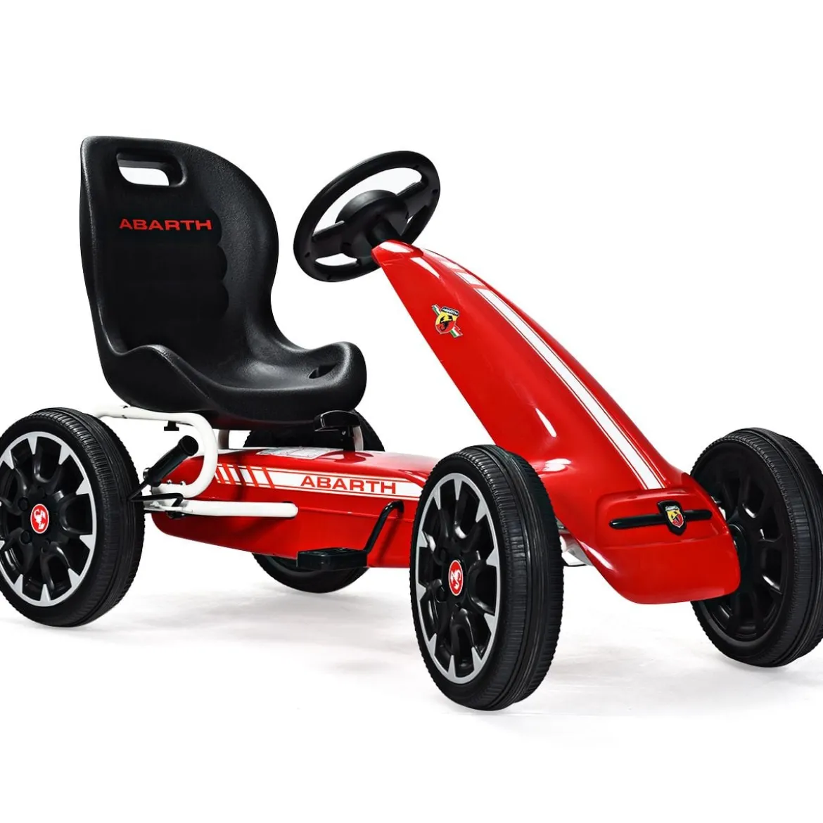 Kinder Pedal Go Kart Gokart mit verstellbarem Sitz Tretauto Pedal Gokart Tretfahrzeug Kinderfahrzeug für Kinder Rot
