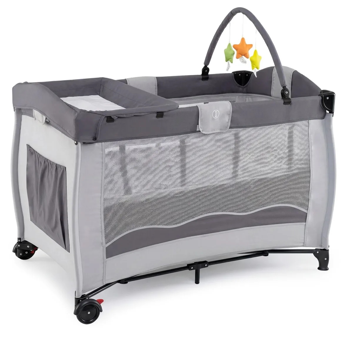 Kinderreisebett Babybett Wiege Inkl. Matratze und Zubehör