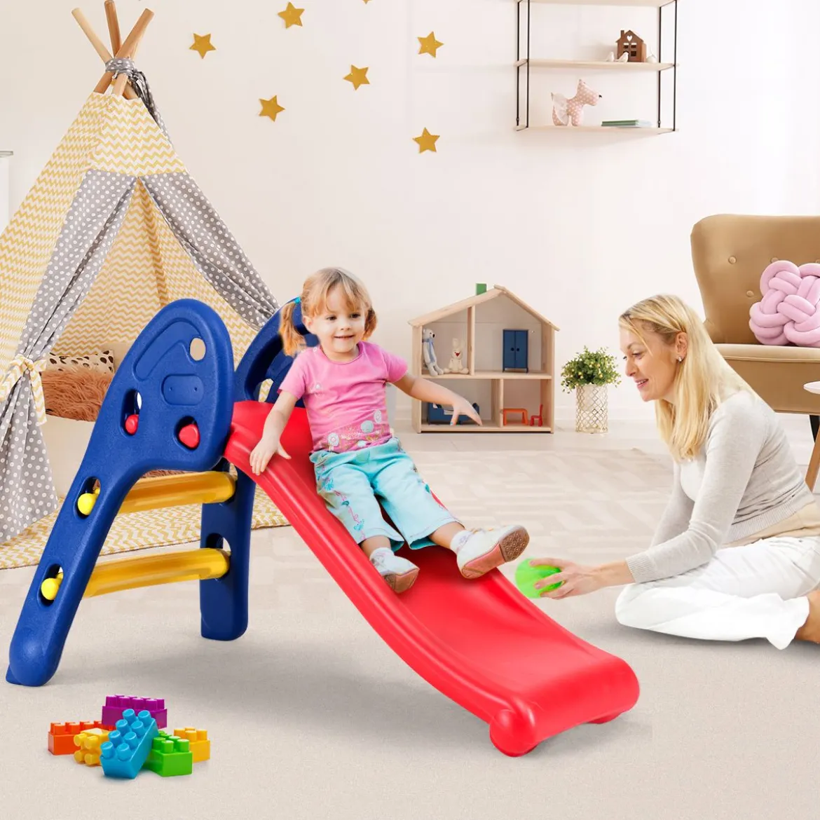 Kinderrutsche Kinder Gartenrutsche Rutschbahn Kleinkinderrutsche