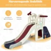 Kinderrutsche Kinder Spielplatz für Garten Kinderrutsche mit Leiter Basketballkorb Blau