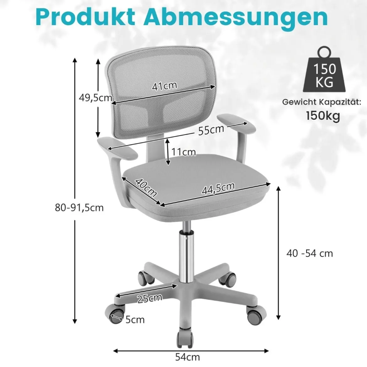Kinderschreibtisch höhenverstellbar Schülerschreibtisch mit Kinder Schreibtischstuhl für 3-10 J. Kinder