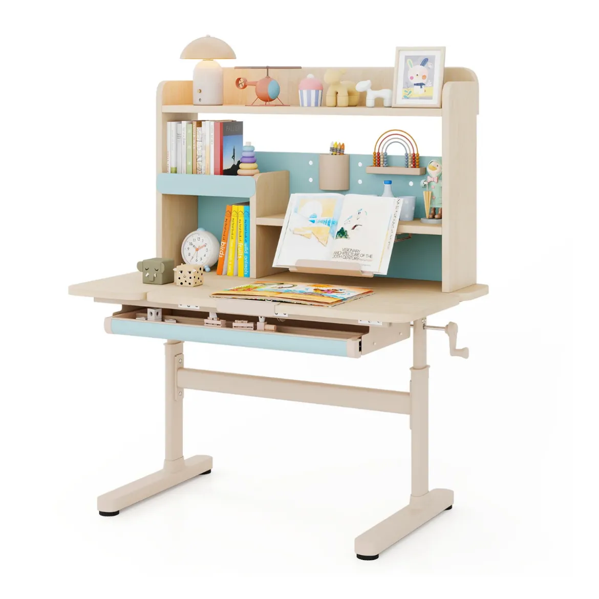 Kinderschreibtisch mit Kinderstuhl Schülerschreibtisch ergonomischer Kinderschreibtischstuhl