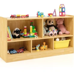 Kinder Spielzeugschrank aus Holz Kinderregal Bücherregal 111 x 30 x 61,5 cm