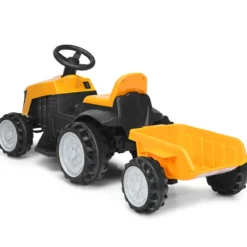 Kinder Traktor 2-Gang 6V Aufsitztraktor Kinderfahrzeug Elektroauto Gelb