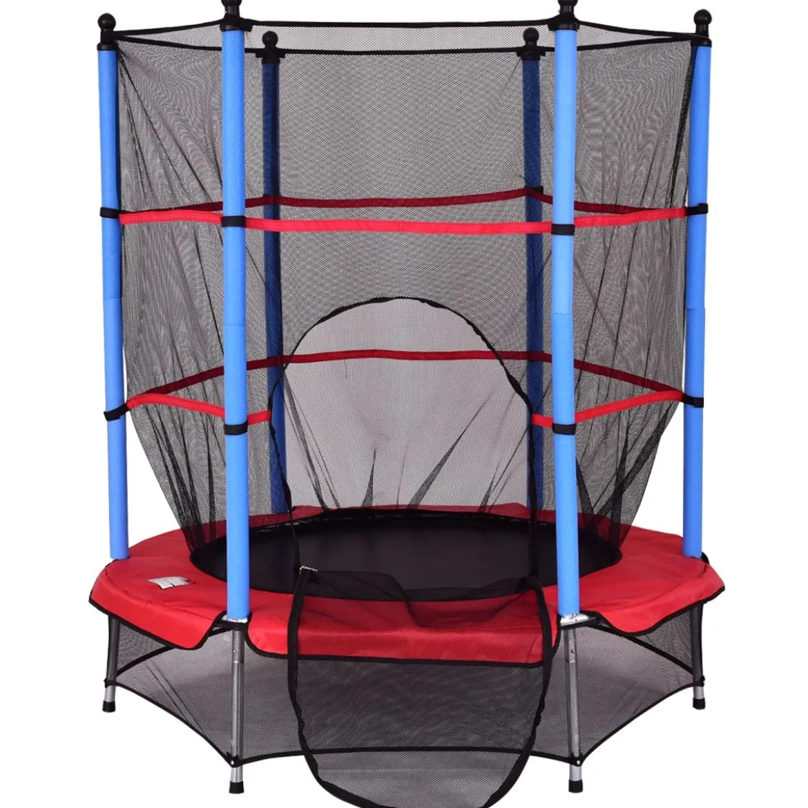 Kinder Trampolin 140 cm Gartentrampolin mit Sicherheitsnetz Sicherheitsrampolin
