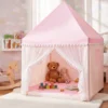 Kinderzelt Spielhaus Kinderspielhaus Prinzess Prinzessin Kinderspielzelt Rosa