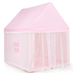 Kinderzelt Spielhaus Kinderspielhaus Prinzess Prinzessin Kinderspielzelt Rosa