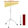 36 Klangstäbe für Windspiel Percussion Chimes mit Faltbarem & Einstellbarem Ständer & Tragetasche