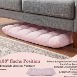 Klappbarer Bodenstuhl Bodensessel mit Verstellbarer Rückenlehne & Hochdichtem Schaumstoff Farbe wählbar