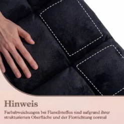 Klappbarer Bodenstuhl Bodensessel mit Verstellbarer Rückenlehne & Hochdichtem Schaumstoff Farbe wählbar