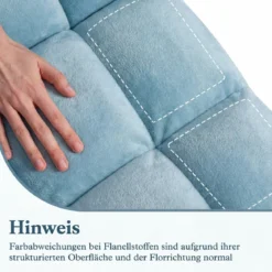 Klappbarer Bodenstuhl Bodensessel mit Verstellbarer Rückenlehne & Hochdichtem Schaumstoff 66,5 x 53 x 53 cm