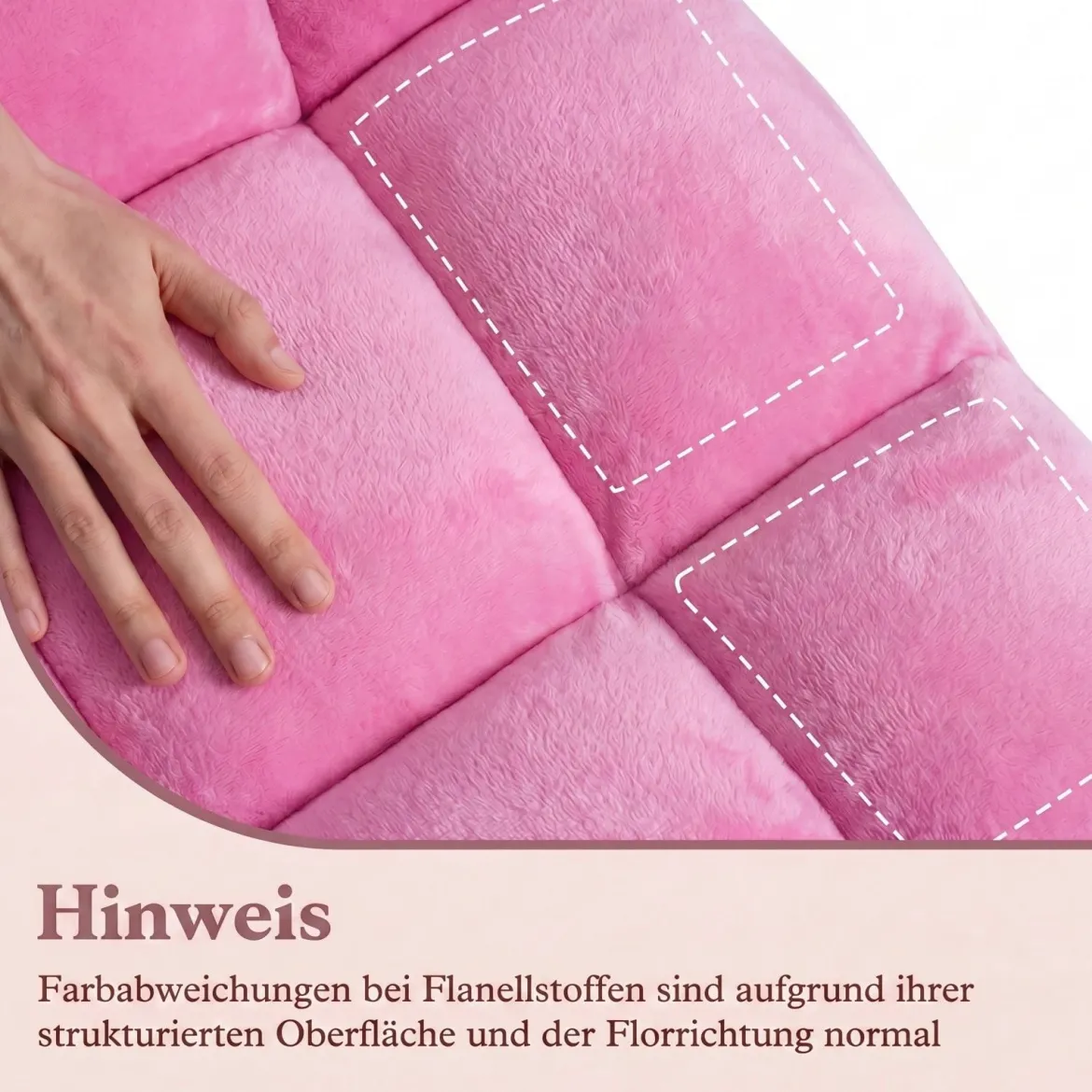 Klappbarer Bodenstuhl Bodensessel mit Verstellbarer Rückenlehne & Hochdichtem Schaumstoff 66,5 x 53 x 53 cm