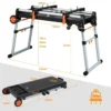 Klappbarer Gehrungssägenständer 5-in-1-Werkbank 126 x 60 x 81 cm