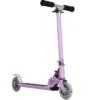 Klappbarer Höhenverstellbarer Kinder Scooter mit 2 blinkenden Räder für Kinder ab 4 Jahre Lila