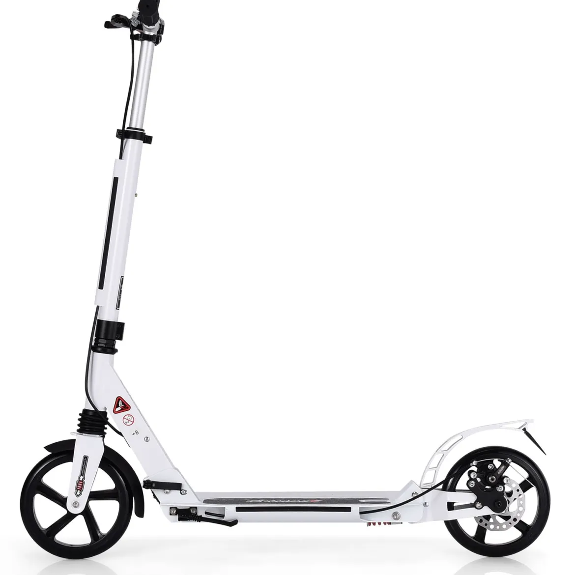 Klappbarer Kickscooter mit Klingel & Ständer Höhenverstellbarer Scooter Roller Tretroller