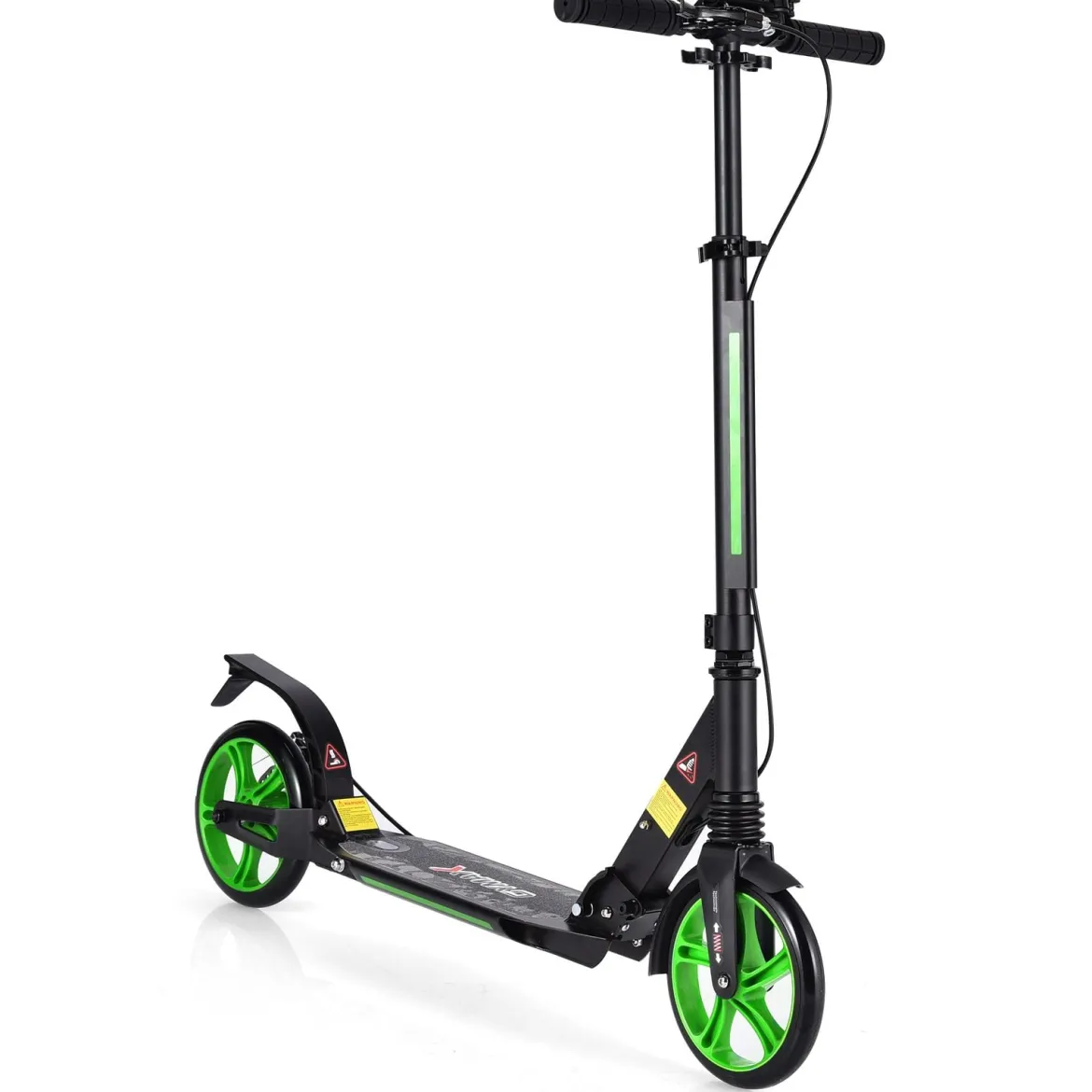 Klappbarer Kickscooter mit Klingel & Ständer Höhenverstellbarer Scooter Roller Tretroller