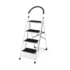 klappbare 4-stufige Leiter mit Handgriff Tragfähigkeit von 150 Kg 46,5 x 90 x 135,5 cm