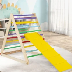 Kletterdreieck mit Leiter Klappbares Klettergerüst Sprossendreieck zur Entwicklung