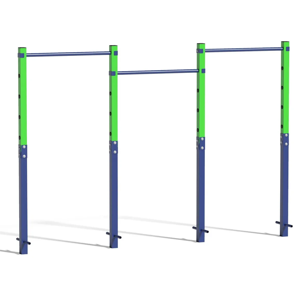 Klimmzugstange Reckstange Höhenverstellbar 80-172 cm aus Verzinktem Stahl bis 330 kg