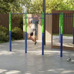 Klimmzugstange Reckstange Höhenverstellbar 80-172 cm aus Verzinktem Stahl bis 330 kg