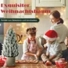 Künstlicher Mini-Weihnachtsbaum 47 cm hoher Mini-Weihnachtsbaum aus PE Grün + Weiß