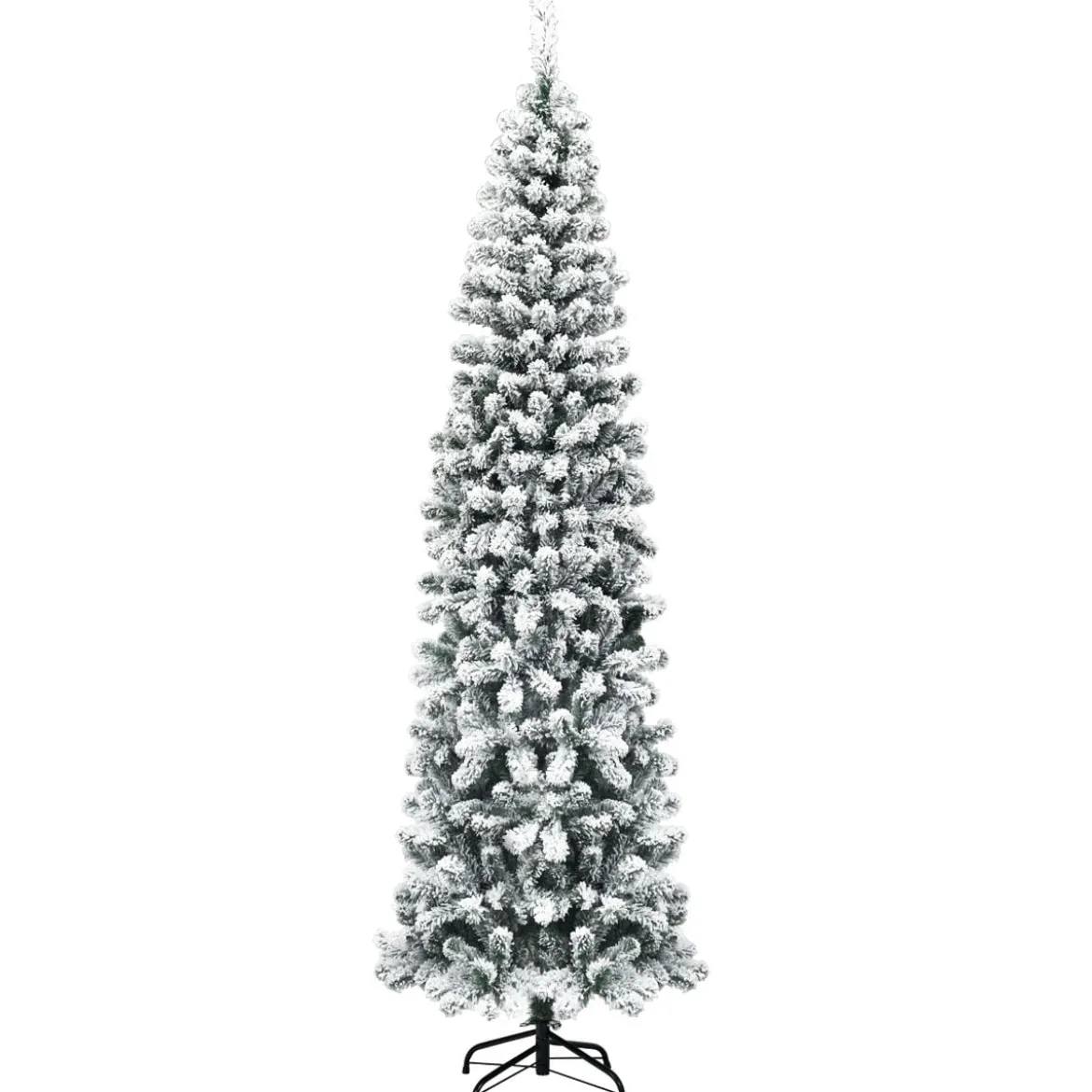 Künstlicher Schneebedeckter Weihnachtsbaum mit 461 Zweigenals 225 cm
