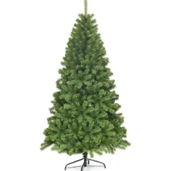 Künstlicher Weihnachtsbaum 180cm Tannenbaum Christbaum mit Metallständer Grün