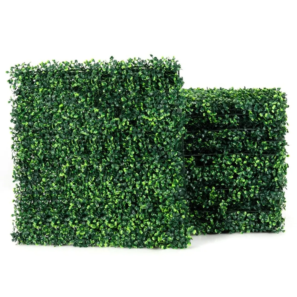 Künstliches Pflanzenwand künstliche Buchsbaum-Teile 50 x 50 cm Grün