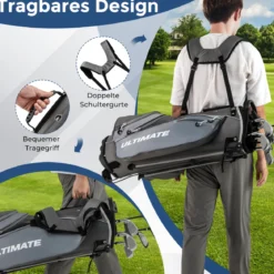 Komplette Golfschläger- & Taschenset für Linkshänder Herren tragbare leichte Golf-Standtasche