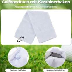 Komplettes Golf Geschenkset für Damen Golf-Zubehör Set mit 3 Golfbällen Golfgeschenk in Geschenkbox