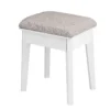 Kosmetiktisch Set 4 Schubladen Schminktisch Frisiertisch mit Hocker und Spiegel Holz