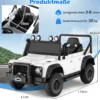 Land Rover Defender Elektroauto Kinder Elektrofahrzeug mit Eltern-Fernbedienung Weiß