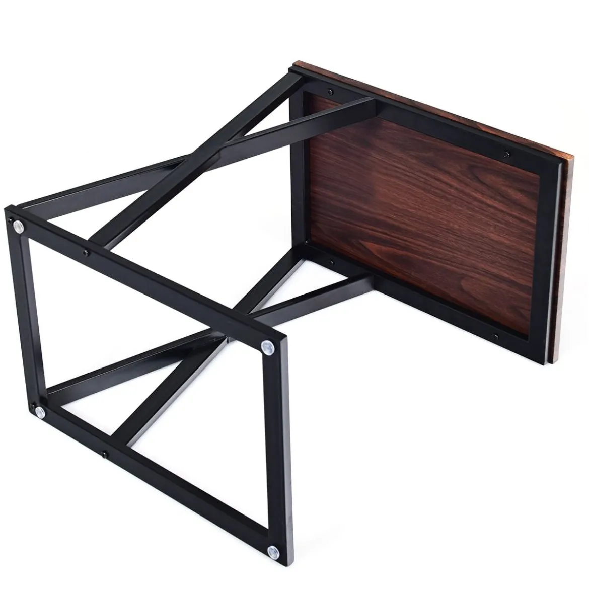 Laptoptisch Kleiner Beistelltisch Kaffeetisch Braun 50 x 34,5 x 60 cm
