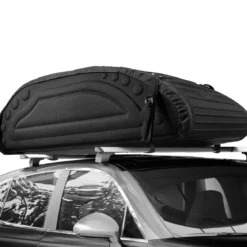 400L Auto Dachbox Dachkoffer mit Transportbändern Dachtasche Gepäckbox Dachgepäckträger Tasche