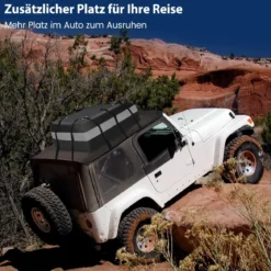 420 L Dachbox für Auto mit Zahlenschloss & 6 Türhaken & Anti-Rutsch-Matte Wasserdichter Dachkoffer