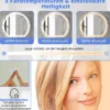 LED Badspiegel mit Beleuchtung Anti-Beschlag Badezimmerspiegel Wandspiegel dimmbar mit Touch-Schalter Silber