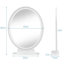 LED Kosmetikspiegel Tischspiegel mit 4 Beleuchtungsmodi Makeup Spiegel