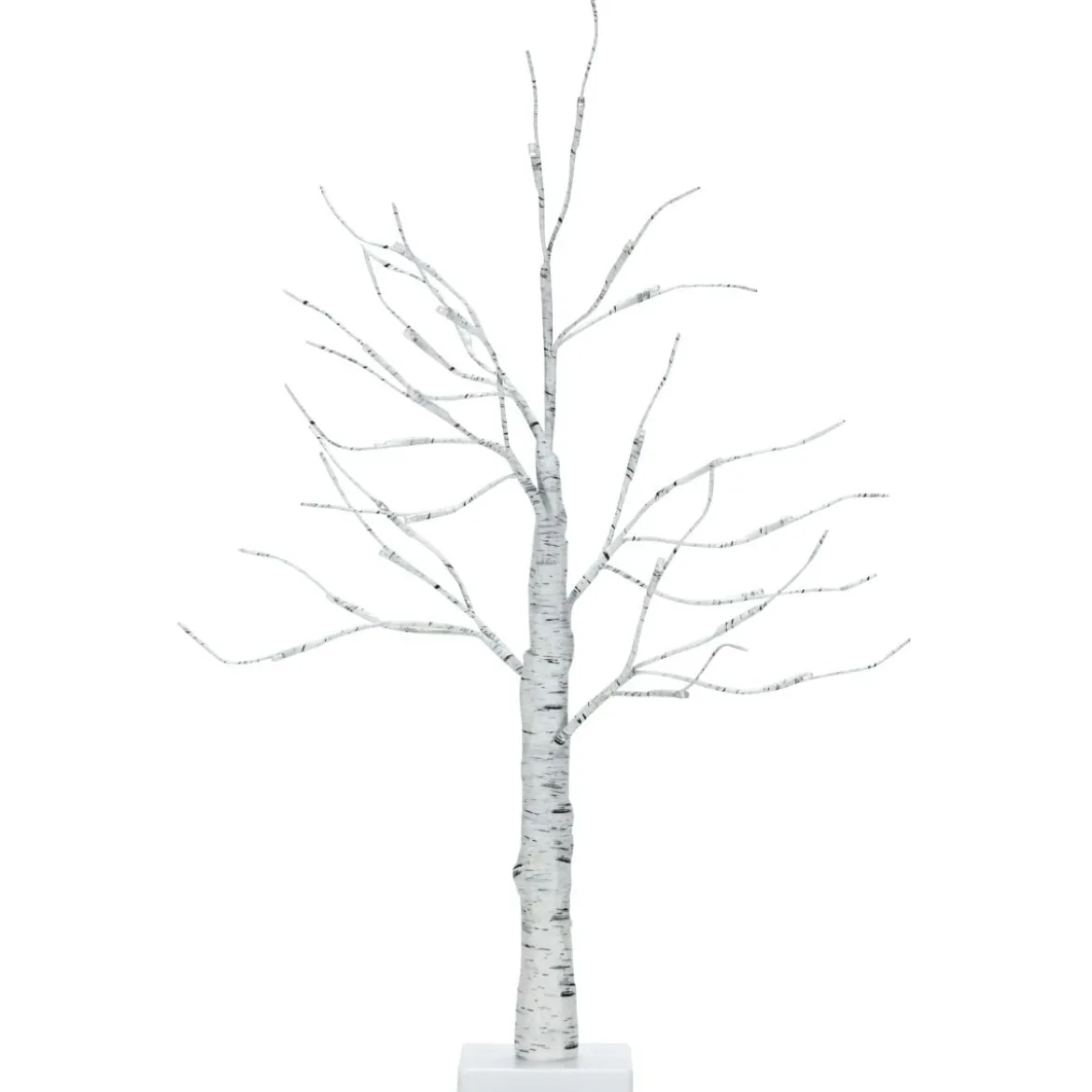LED Lichterbaum mit Warmweißen LED-Leuchten Birkenbaum Künstlicher Weihnachtsbaum