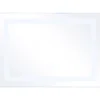 LED-Spiegel Badezimmer Spiegel mit Beleuchtung Wandspiegel Quadratisch 70 x 50 x 3 cm