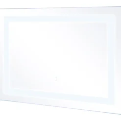 LED-Spiegel Badezimmer Spiegel mit Beleuchtung Wandspiegel Quadratisch 70 x 50 x 3 cm