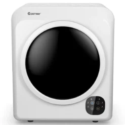 91 L Elektrischer Trockner 1500W Ablufttrockner Wäschetrockner Weiß 59,5 cm x 51 cm x 68 cm